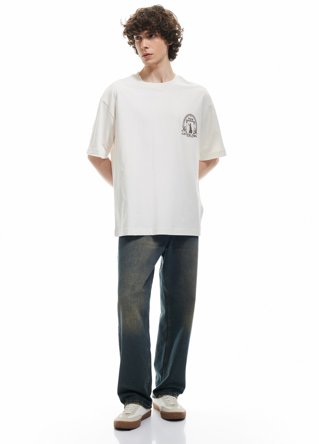 Белая футболка KOTON