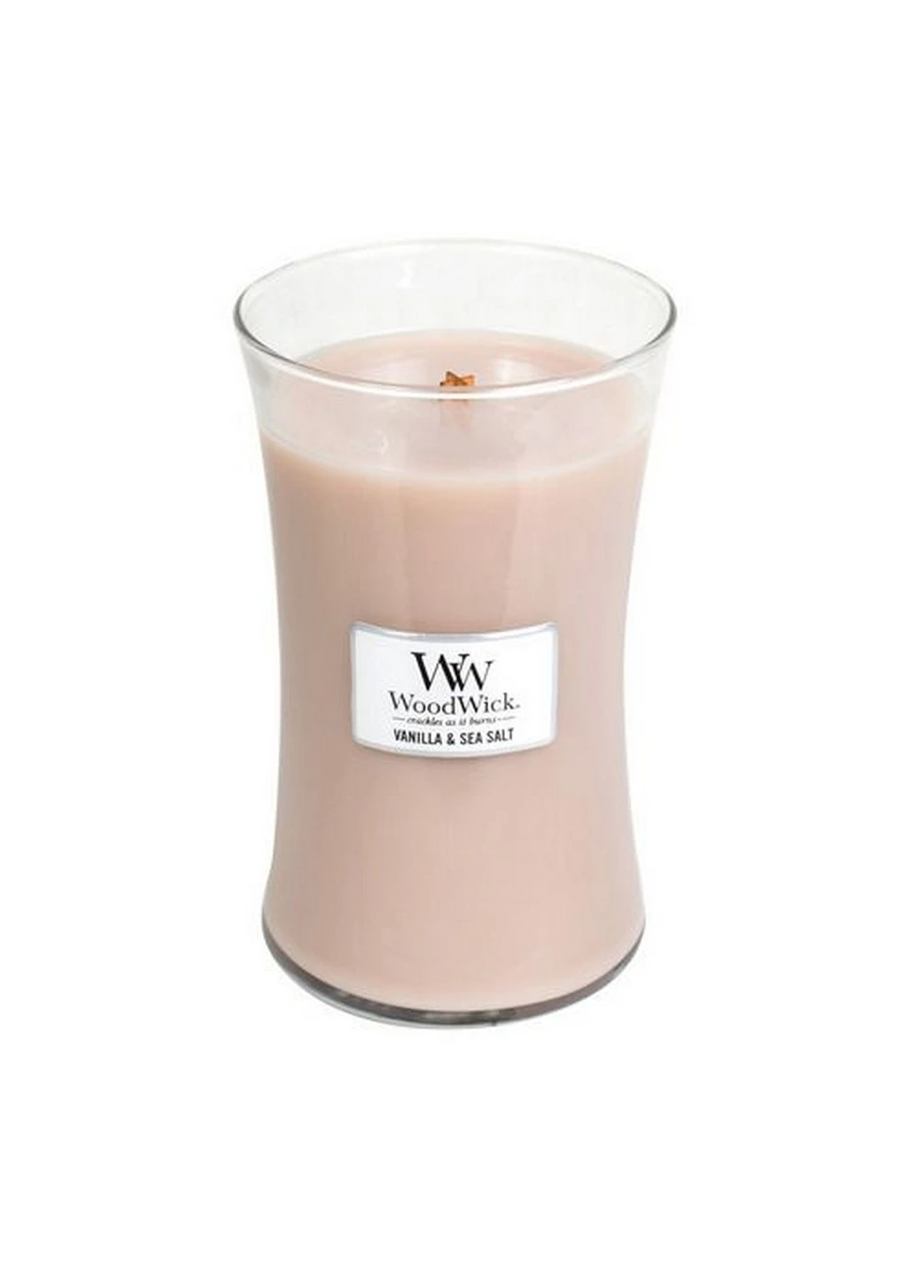 Ароматична свічка з ароматом ванілі і морської солі Large Vanilla Sea Salt 609 г WoodWick (227515207)
