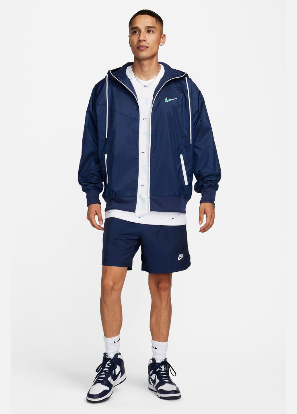 Синя демісезонна вітровка Nike jacket