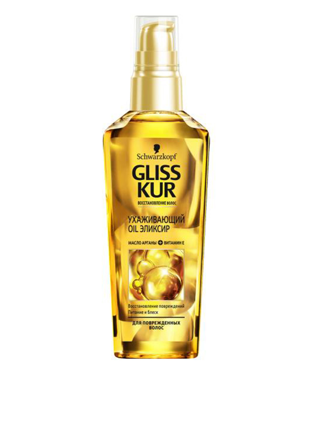 Эликсир Oil Nutritive для секущихся волос, 75 мл Gliss Kur (131708730)