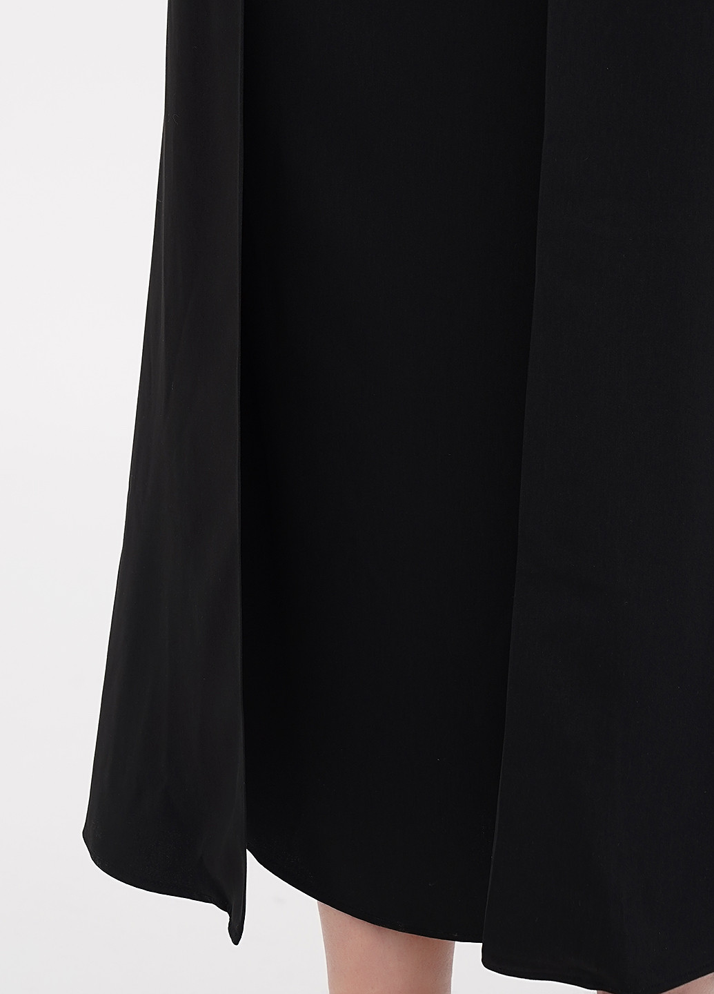 Черная кэжуал однотонная юбка Ralph Lauren а-силуэта (трапеция)
