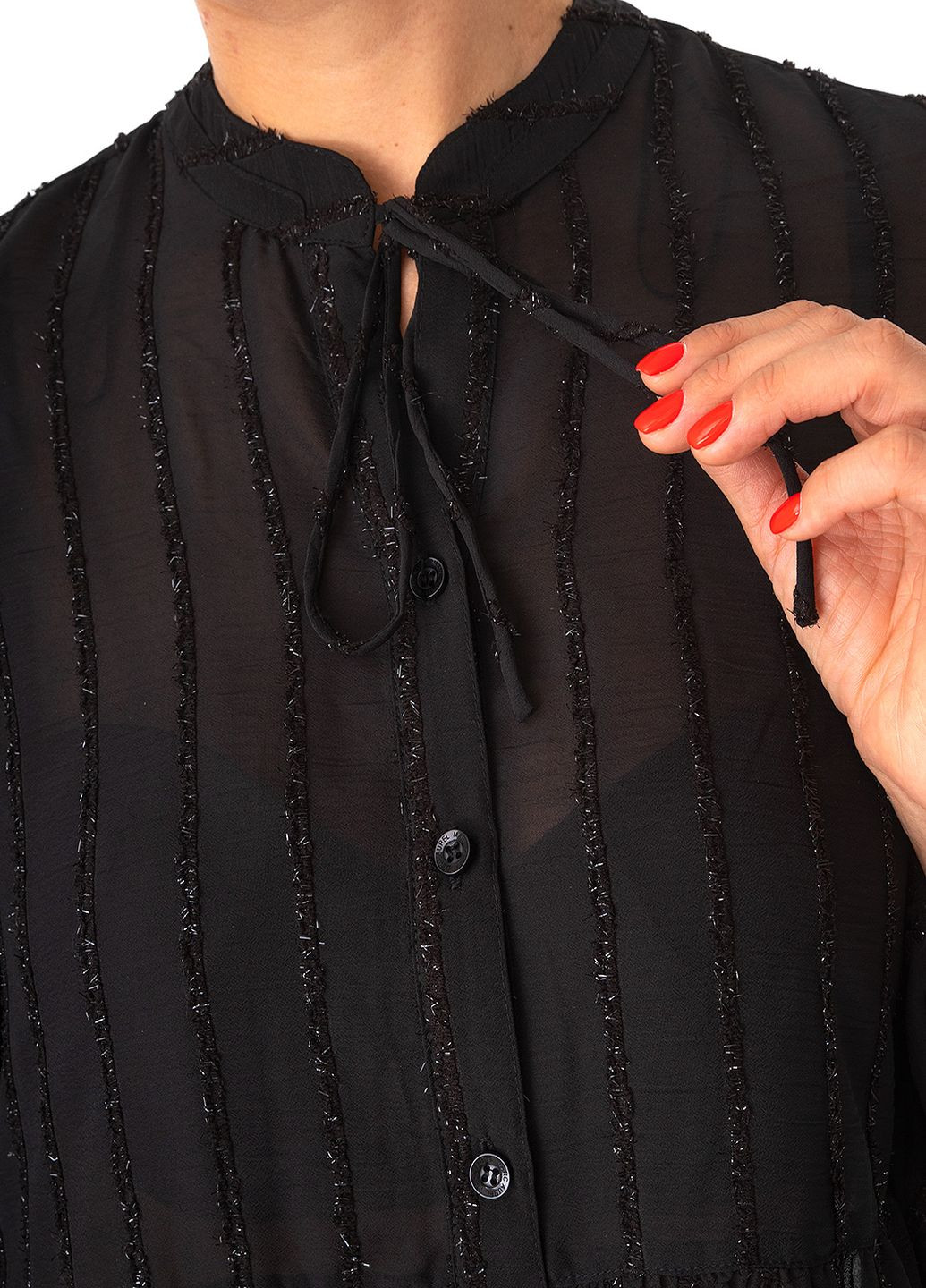 Черная демисезонная блуза Marc Aurel