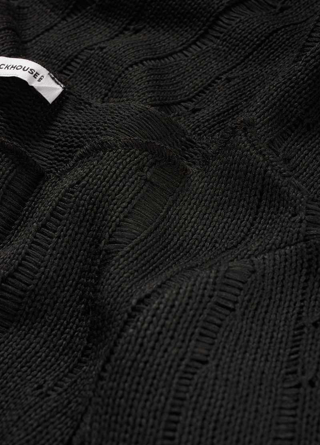 Черное кэжуал платье платье-свитер C&A однотонное