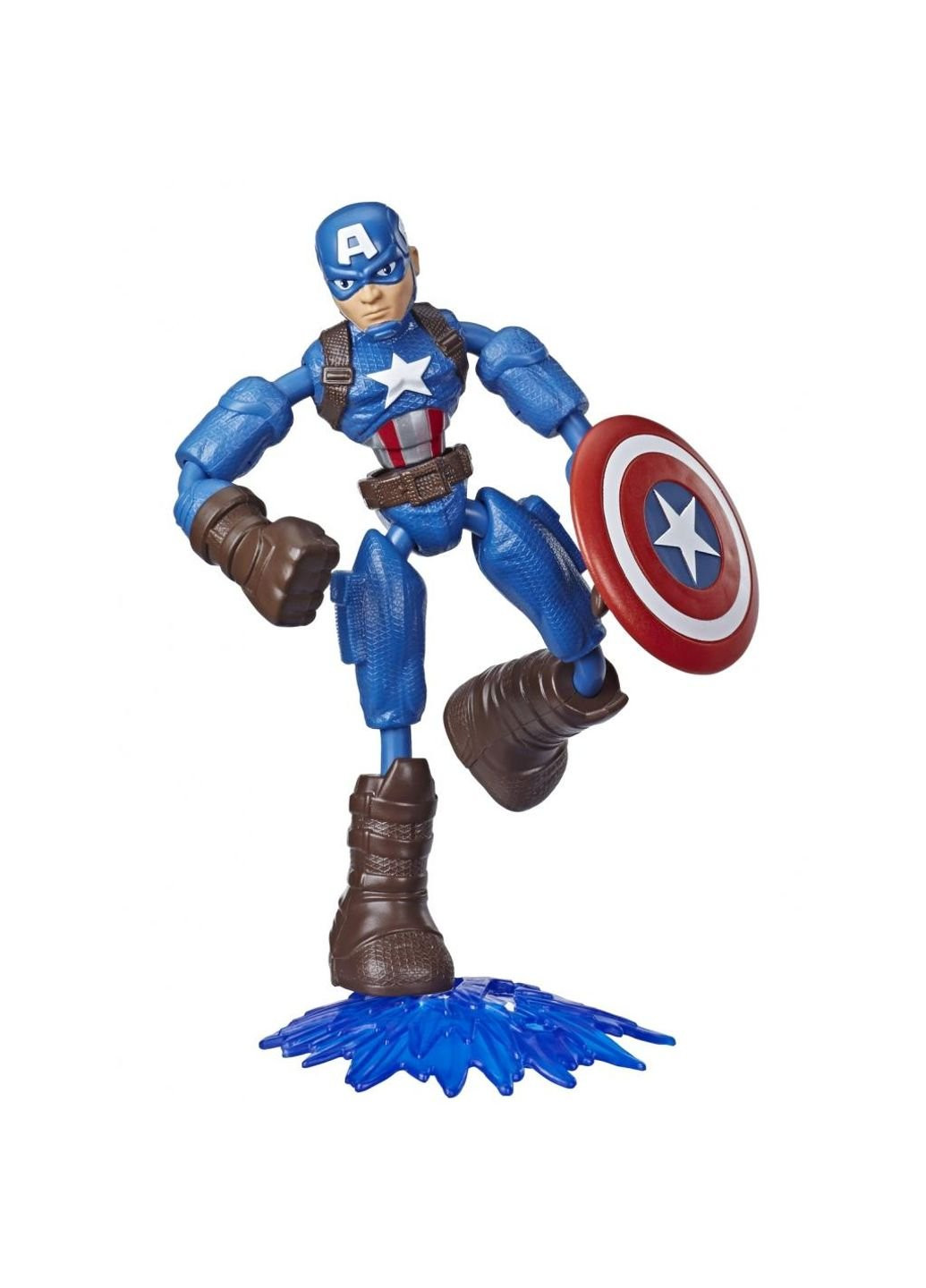 Фігурка Avengers Bend and flex Капітан Америка 15 см (E7377_E7869) Hasbro (252246261)