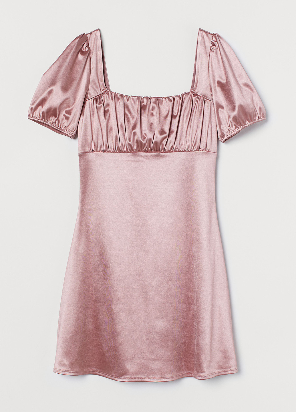 Світло-рожева кежуал сукня H&M однотонна
