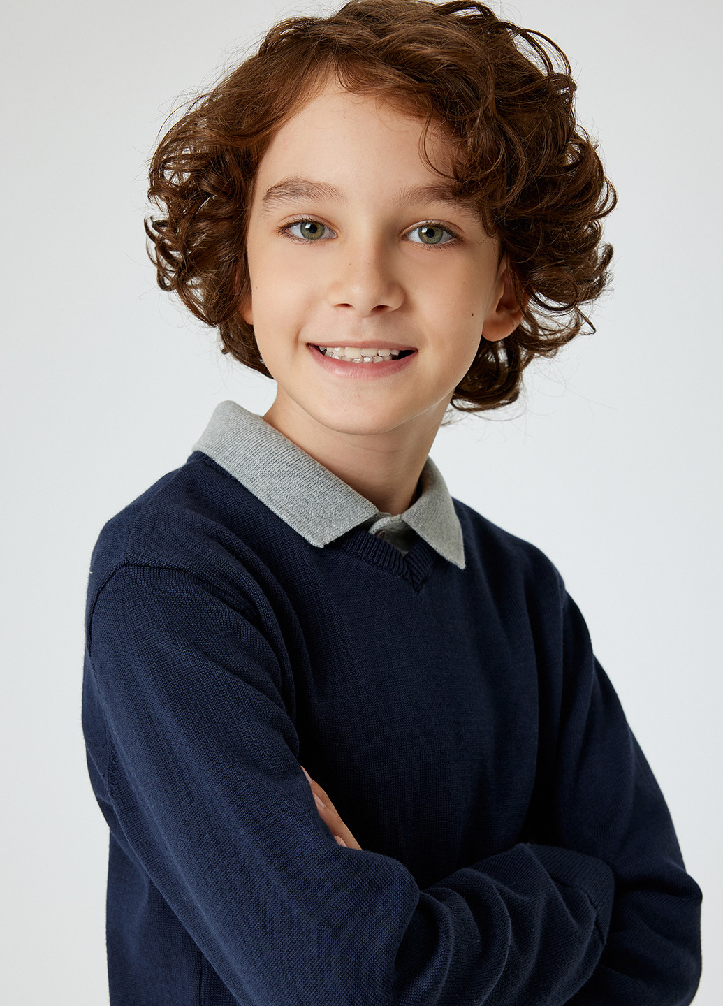 Темно-синий демисезонный пуловер пуловер KOTON