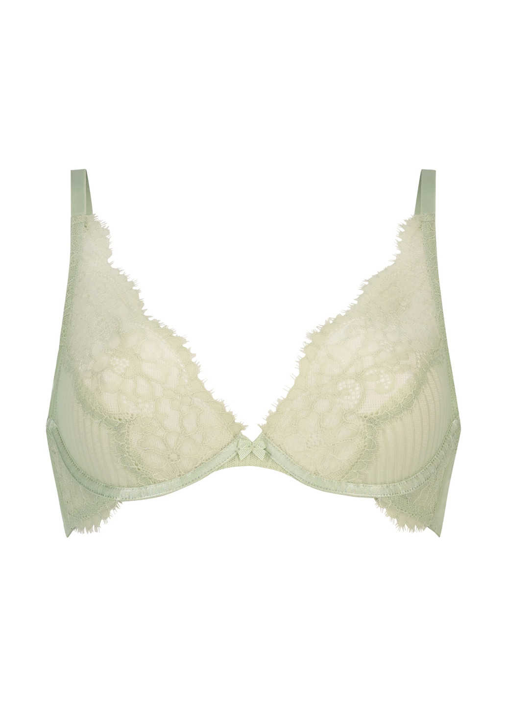 Светло-зелёный бюстгальтер Hunkemoller с косточками полиамид