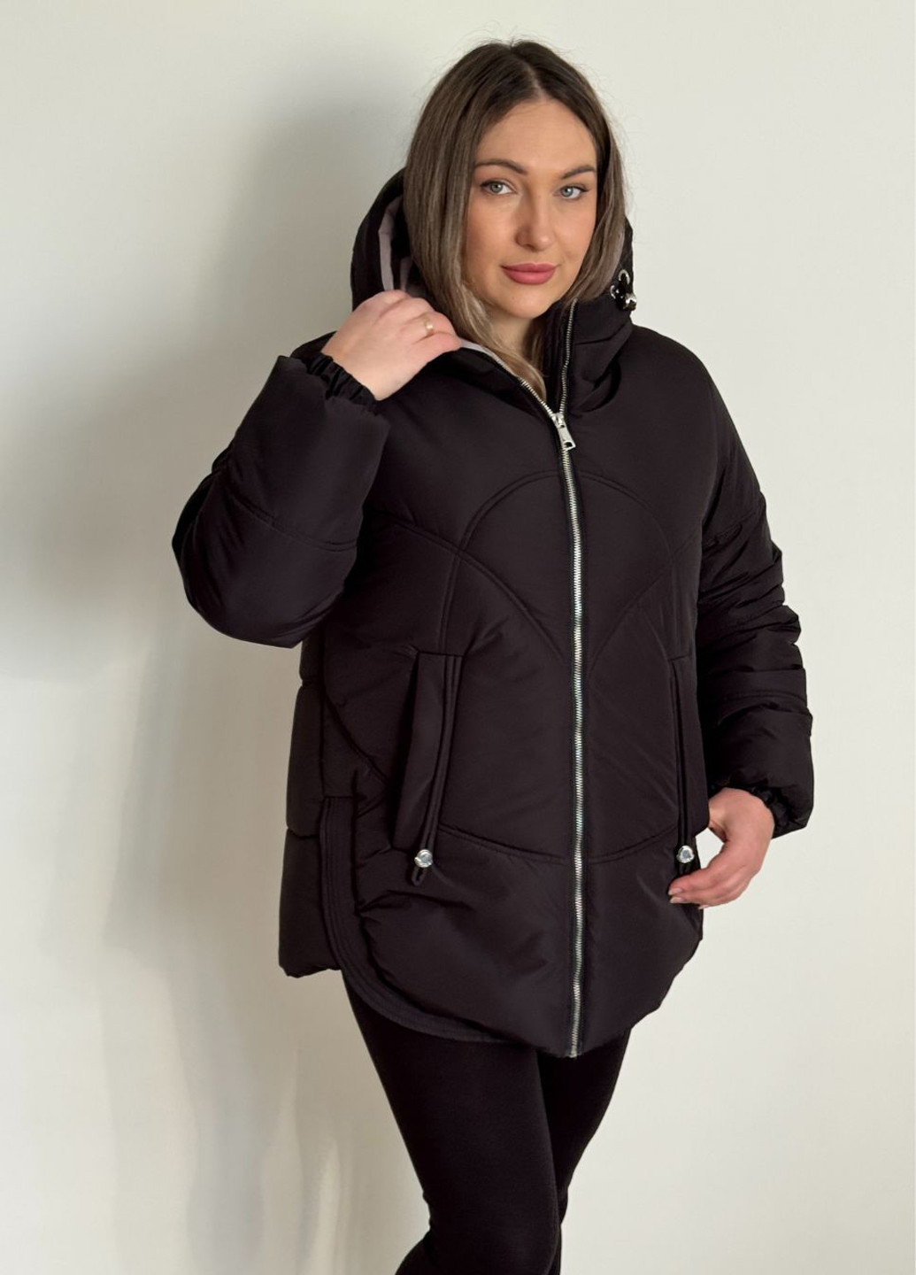 Черная зимняя куртка Eva Classic