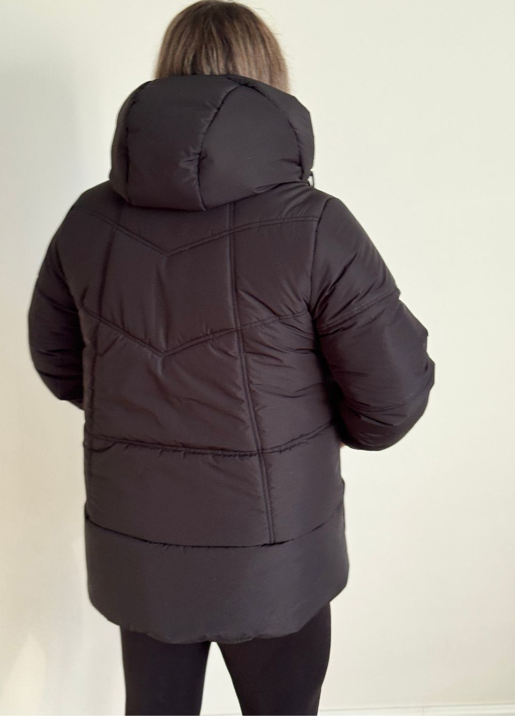 Черная зимняя куртка Eva Classic