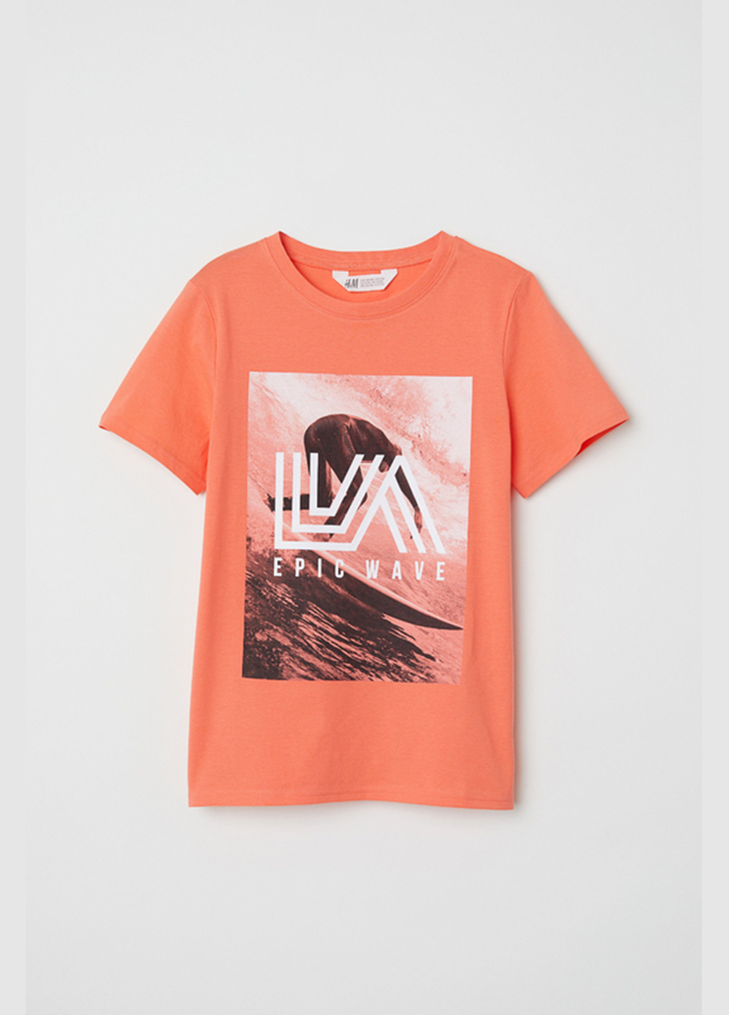 Помаранчева літня футболка H&M