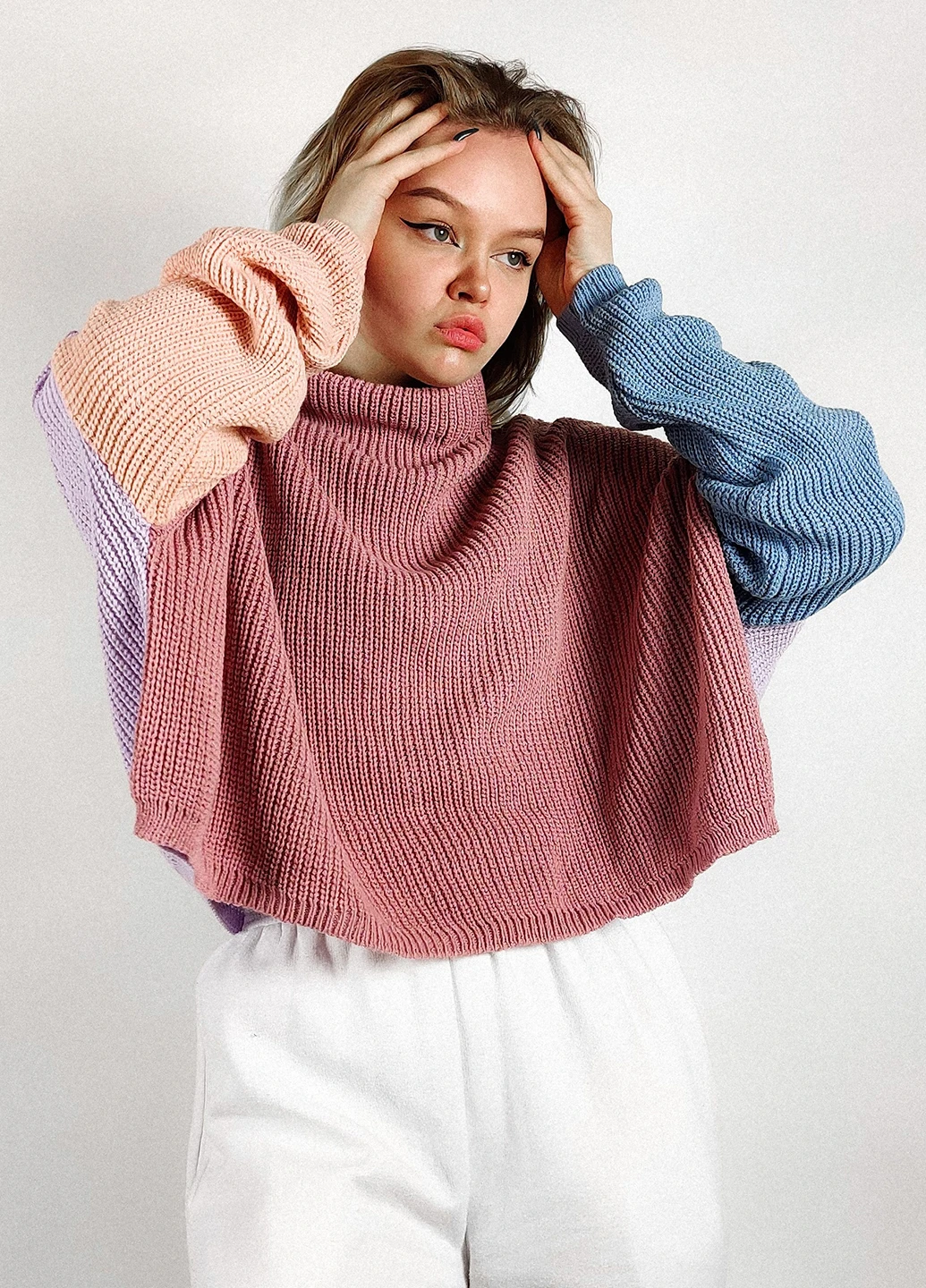 Темно-рожевий демісезонний светр PrettyLittleThing