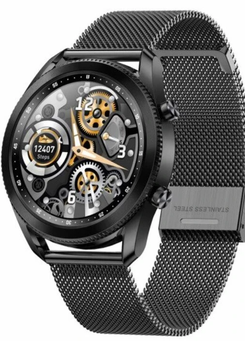 Смарт часы TK88 Metal Black спортивные, умные UWatch (253009372)