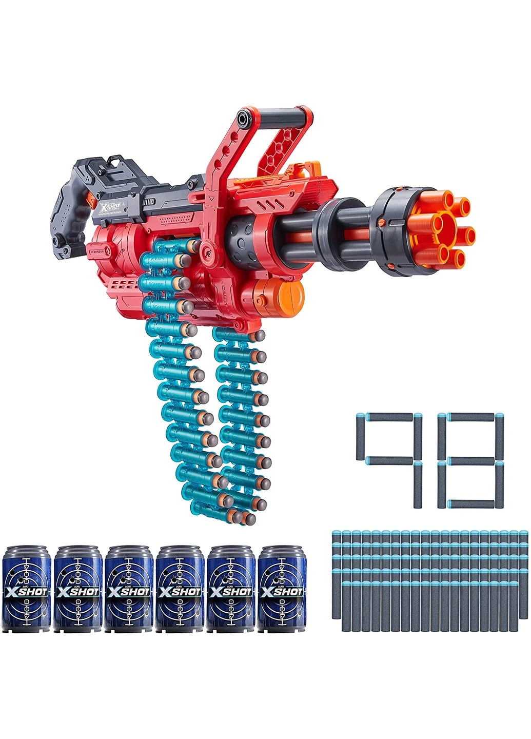 Швидкострільний бластер X-Shot Excel Omega Foam Dart Blaster (36484) Zuru (255254578)