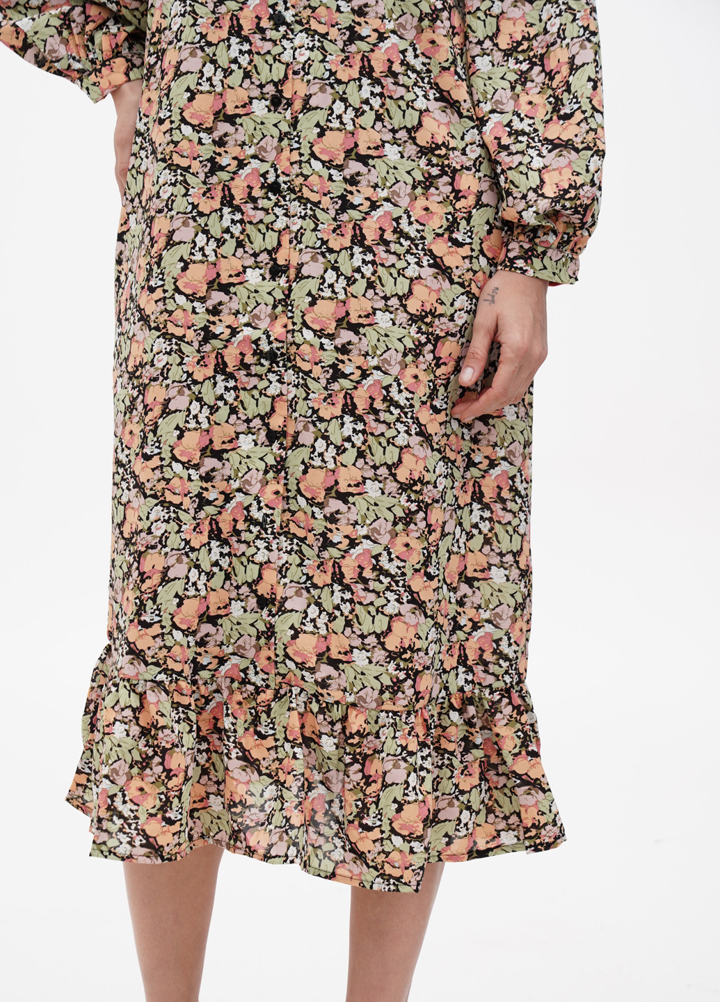 Комбінована кежуал сукня Vero Moda з абстрактним візерунком