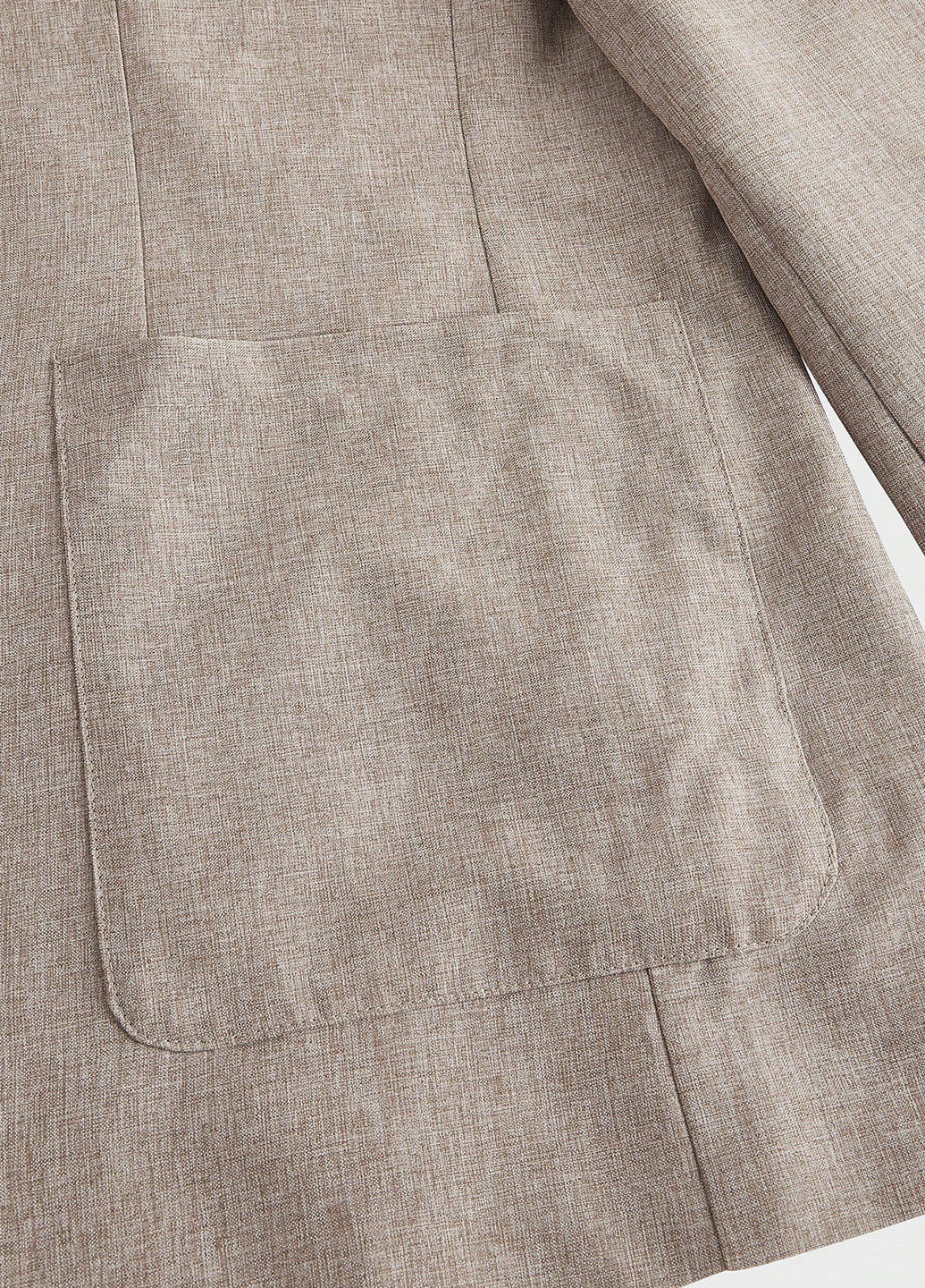 Світло-коричневий демісезонний костюм (піджак, штани) брючний SHEIN