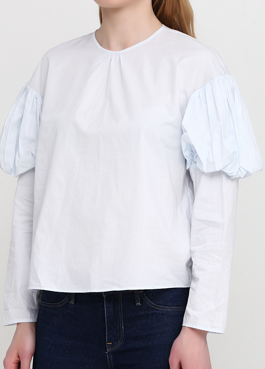 Голубая блуза Zara