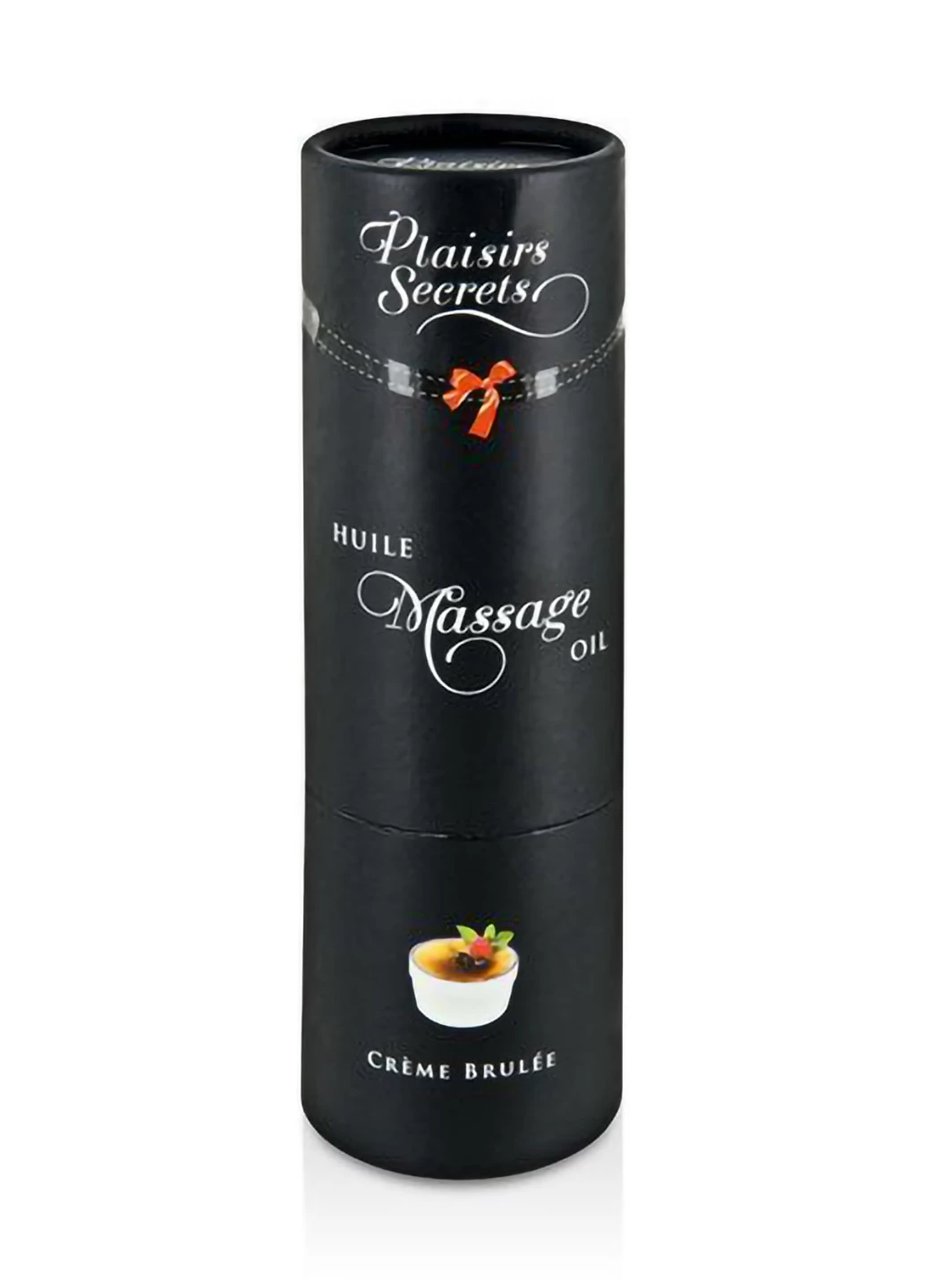 Массажное масло Creme Brulee (59 мл) с афродизиаками съедобное, подарочная упаковка Plaisirs Secrets (254150986)