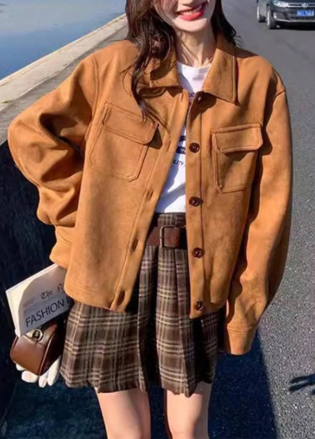 Куртка-рубашка SHEIN (345182106)