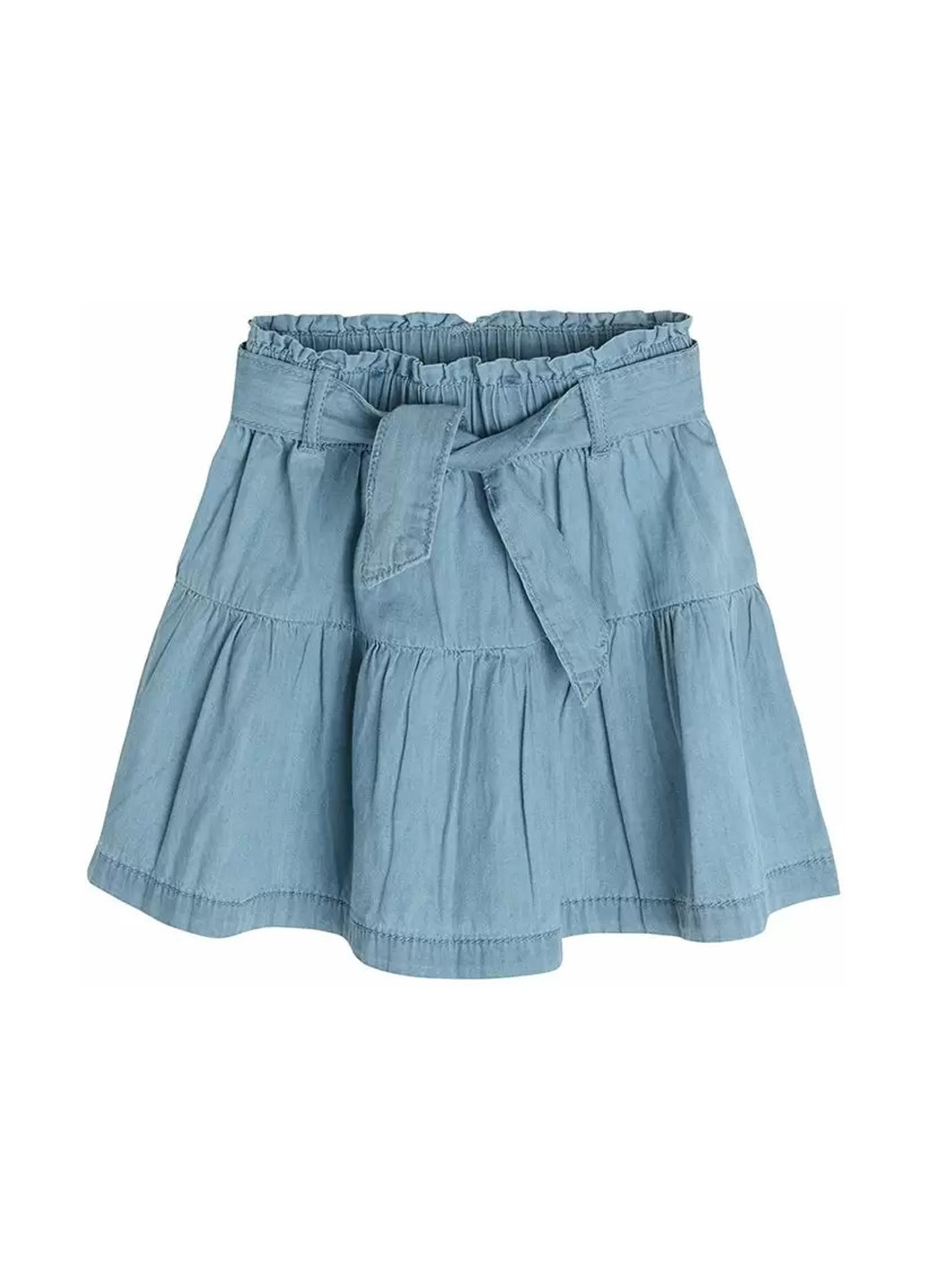 Голубая откровенный однотонная юбка Cool Club а-силуэта (трапеция)