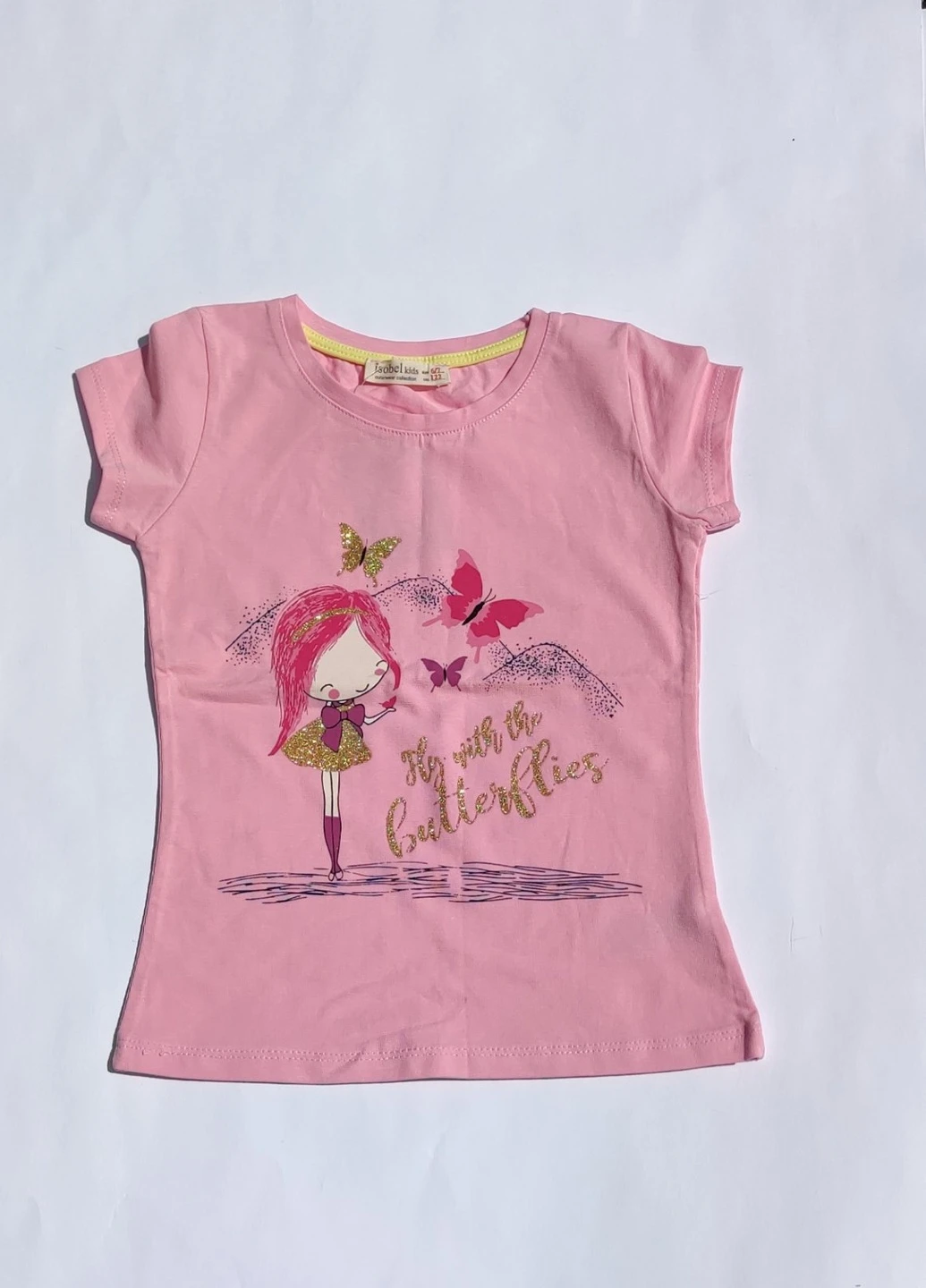 Рожева літня футболка Isobel Kids