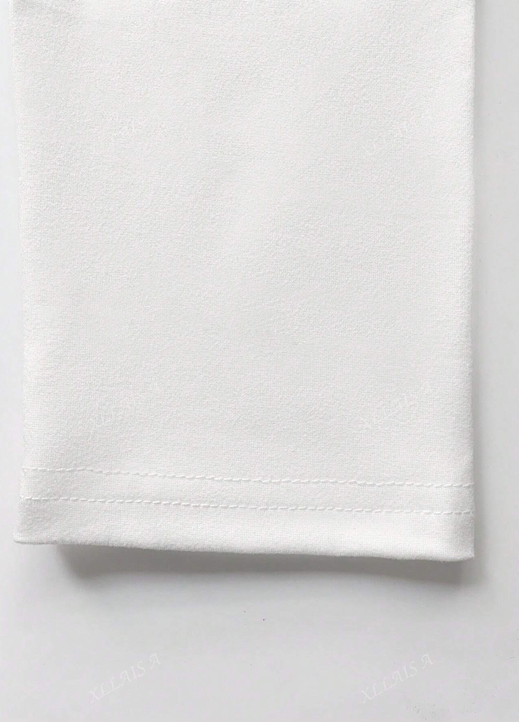 Белое кэжуал платье силуэтная SHEIN однотонное