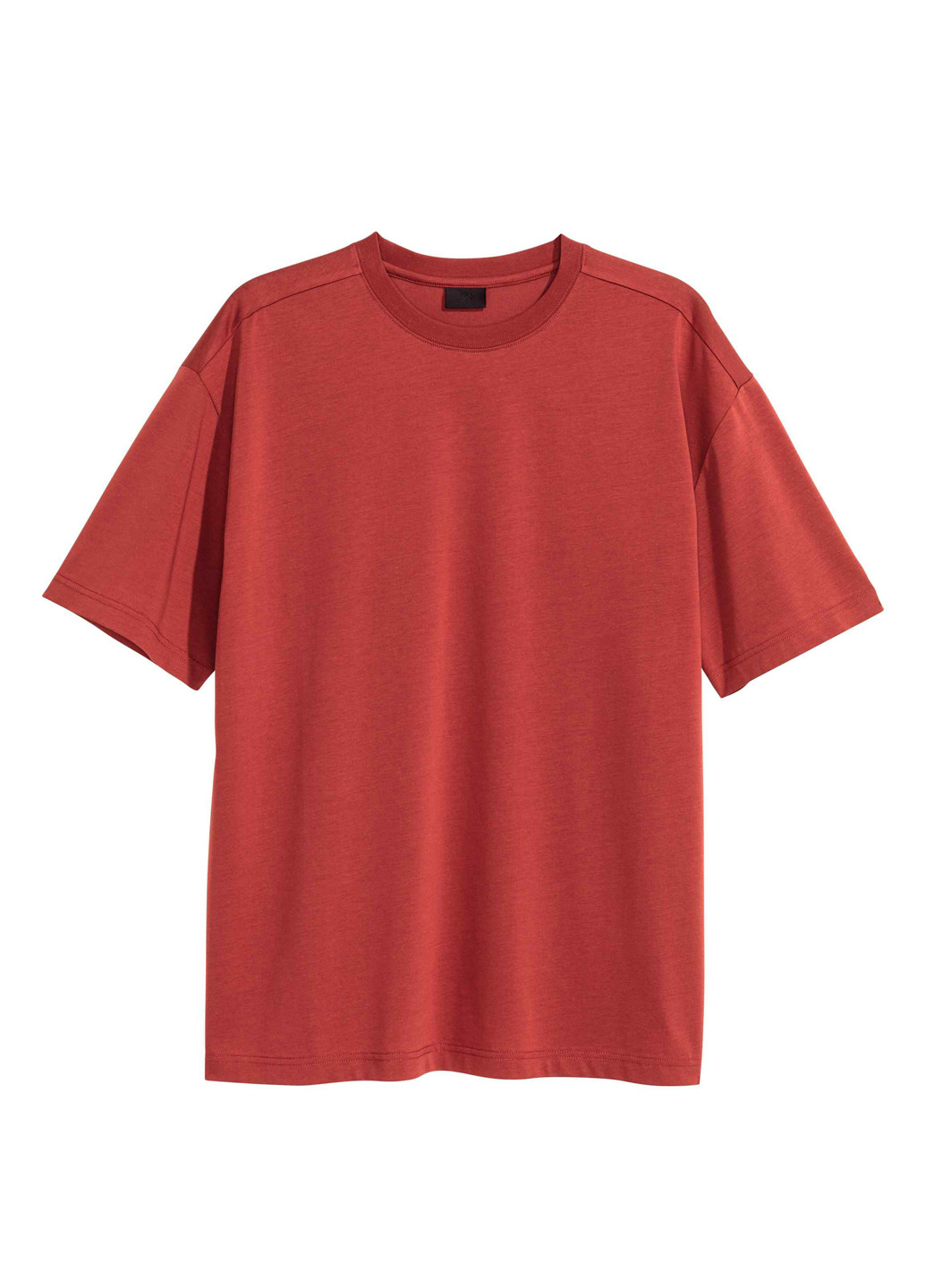 Терракотовая летняя футболка H&M