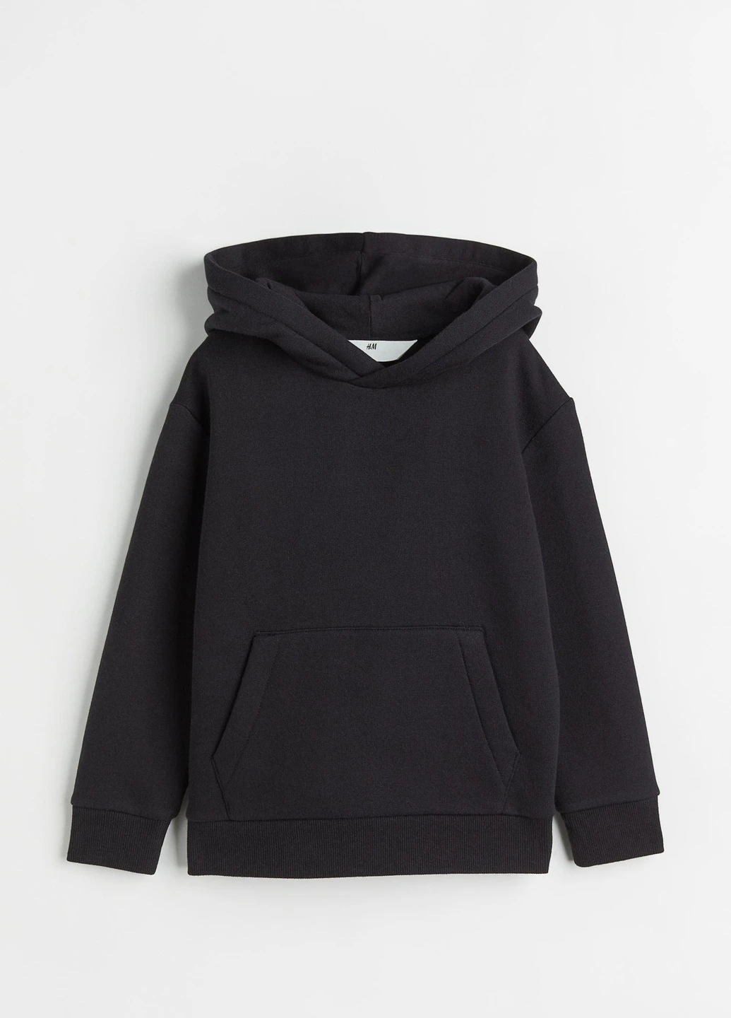 Худі фліс,чорний, H&M Basic (255192131)