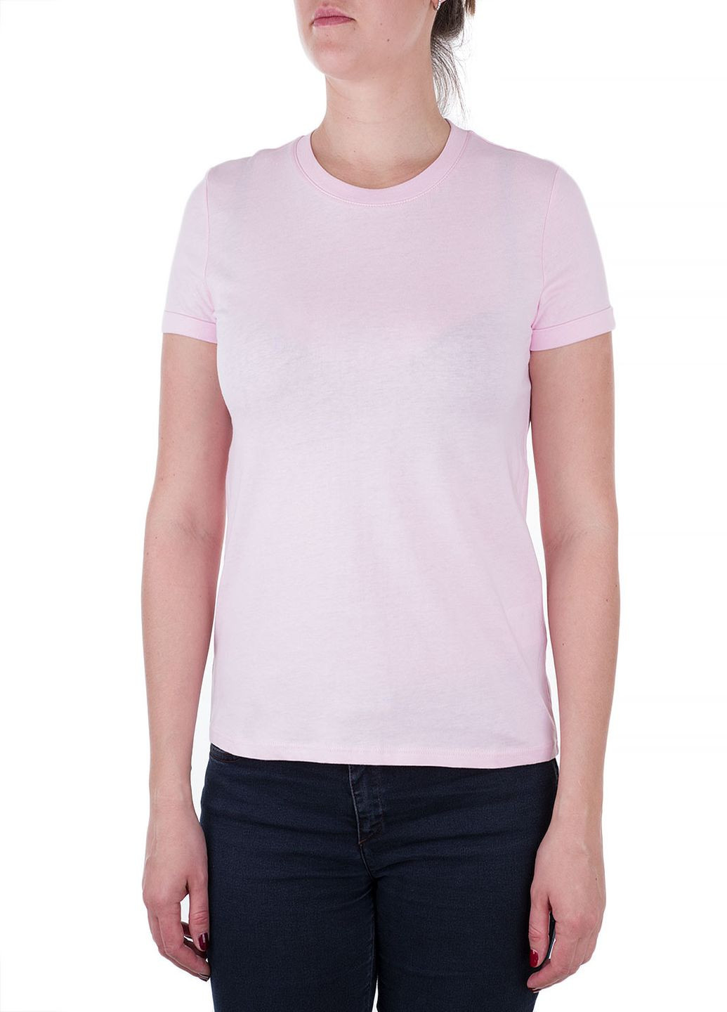 Розовая летняя футболка Oui