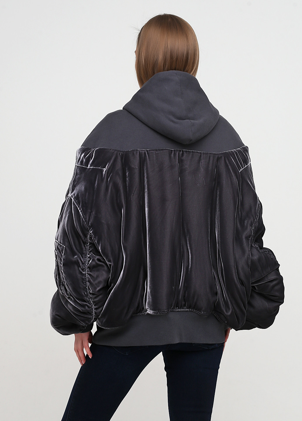 Темно-сіра зимня куртка Unravel Project