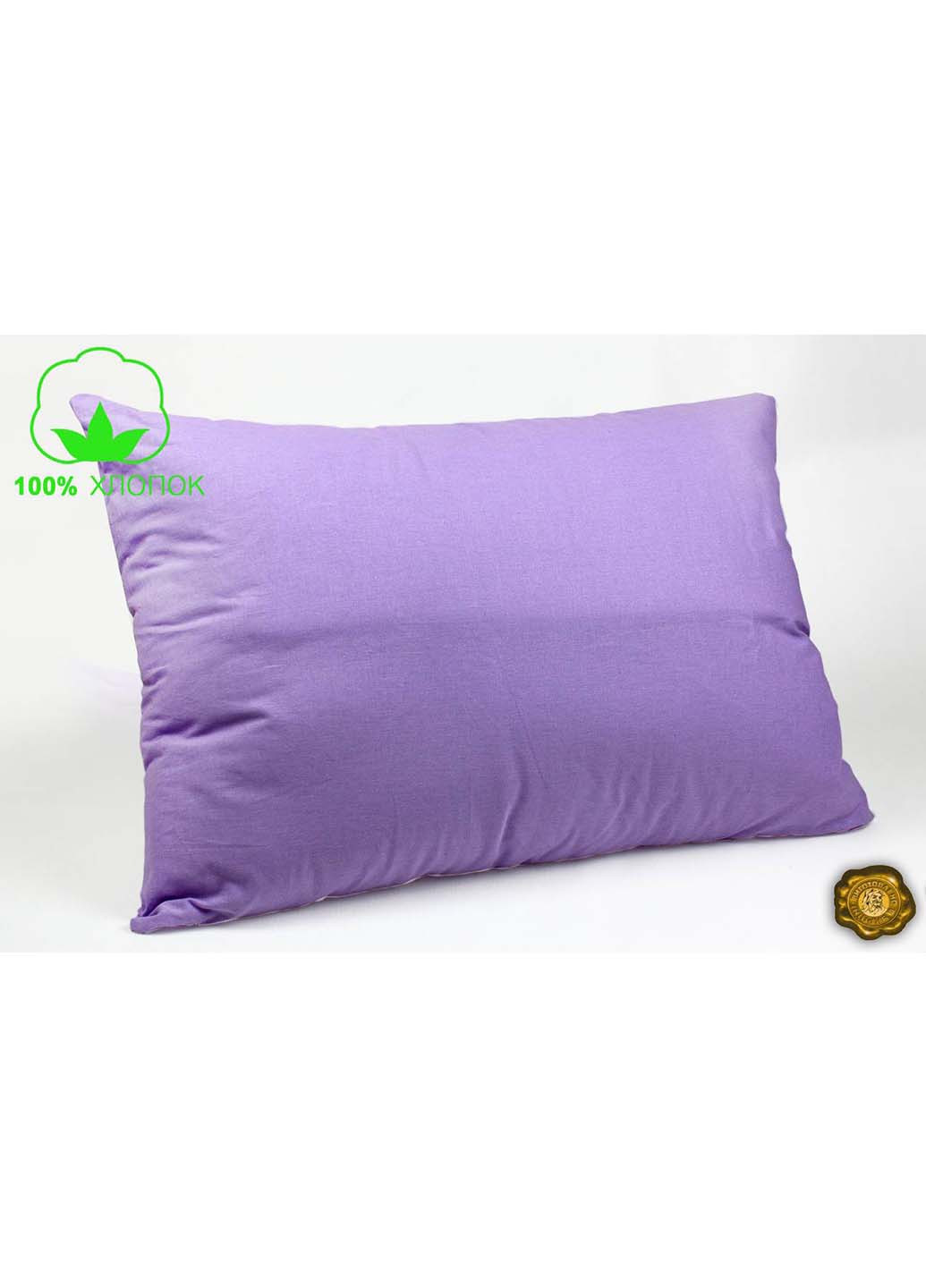 Натуральна подушка 50х70 0001 Еней-Плюс фіолетова