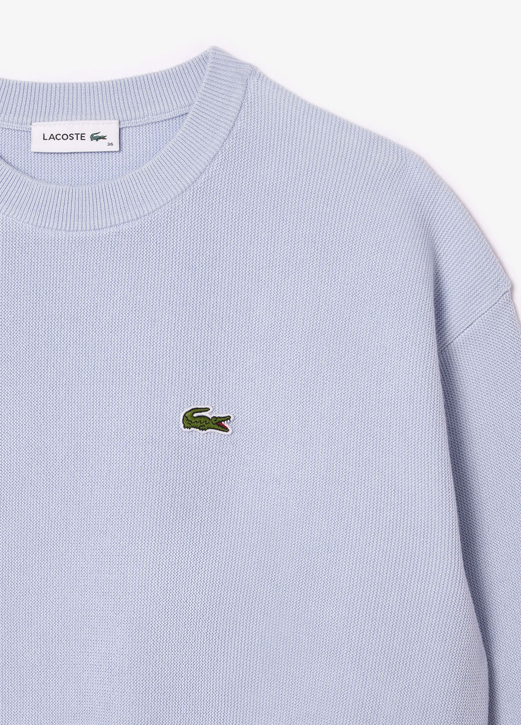 Світло-блакитний демісезонний джемпер джемпер Lacoste