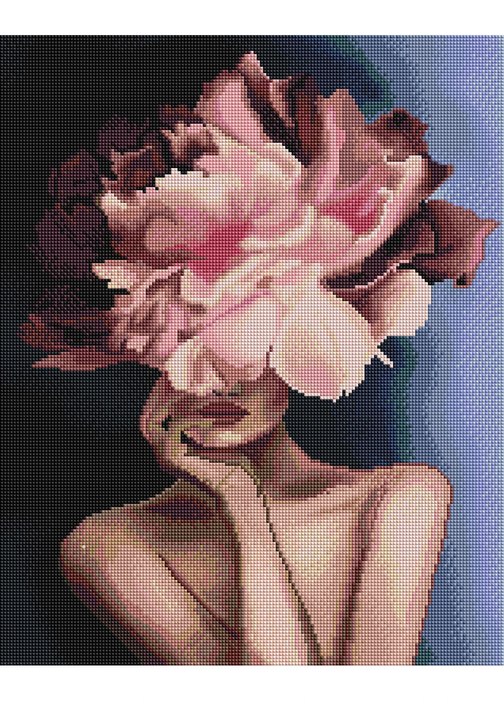Алмазная мозаика "Изящный цветочек" 40х50 см Brushme (219025058)