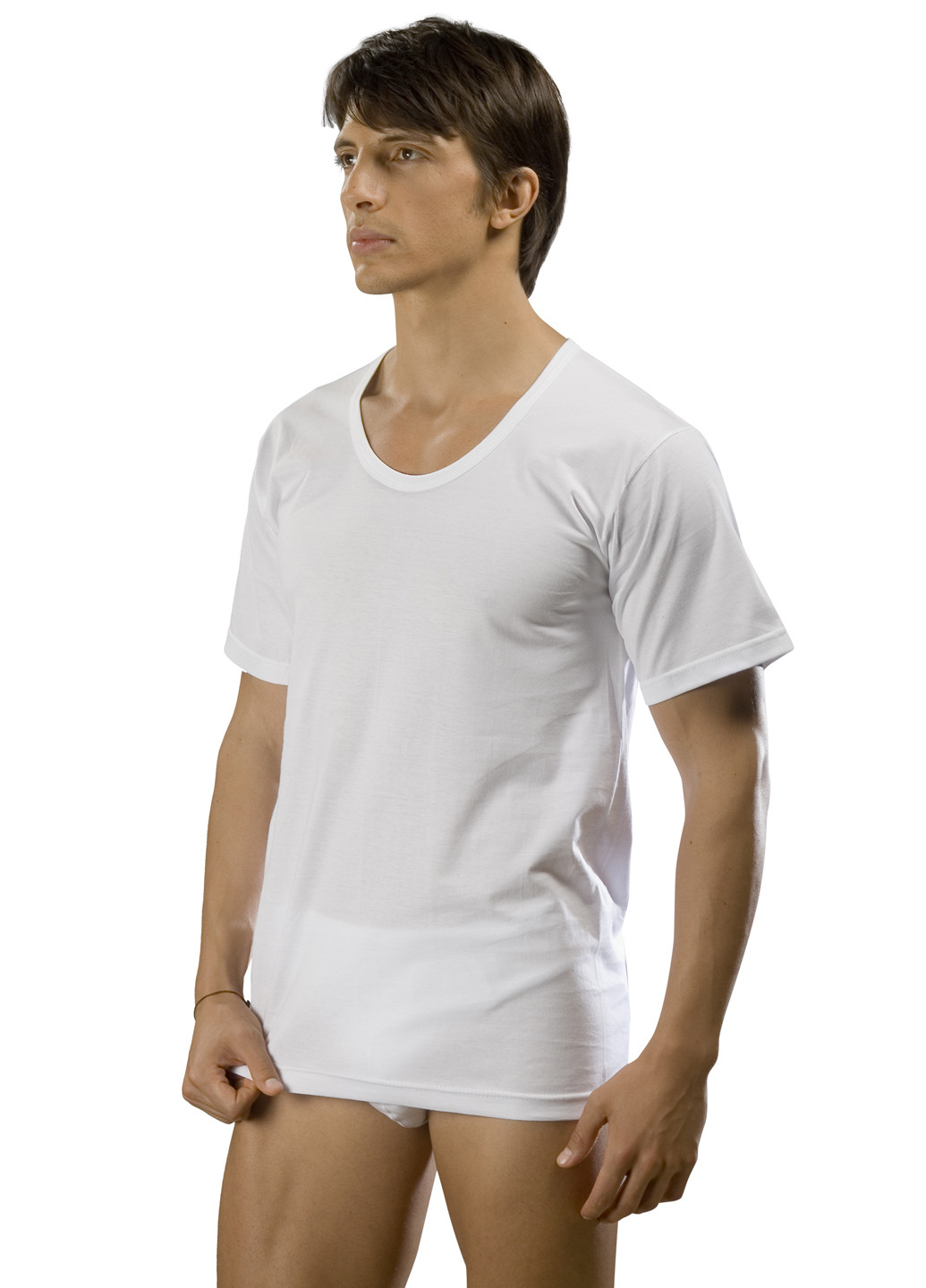 Белая демисезонная футболка Miorre