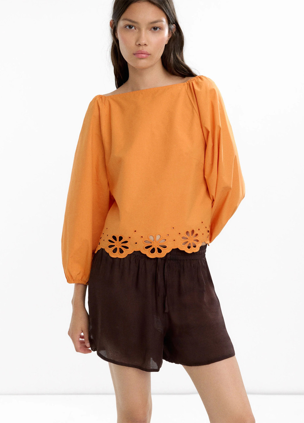 Оранжевая блуза Parfois