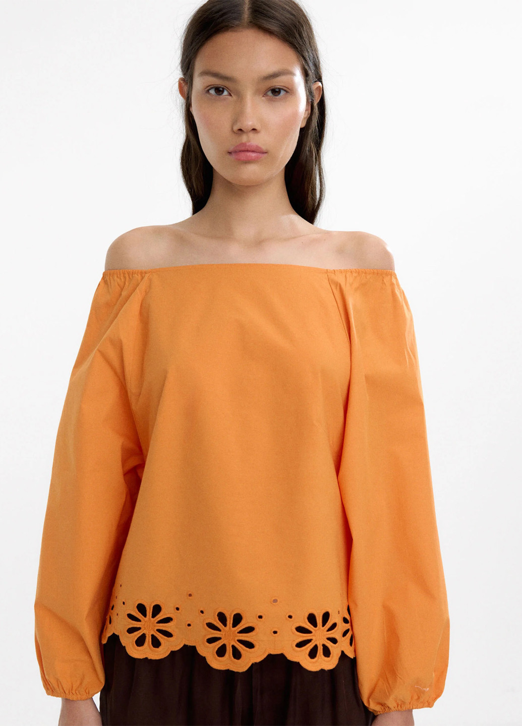 Оранжевая блуза Parfois