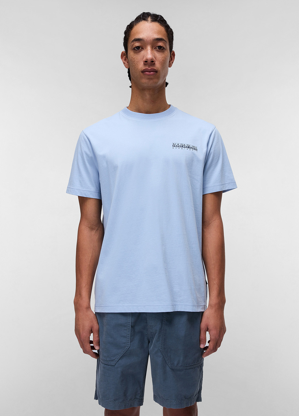 Блакитна футболка Napapijri