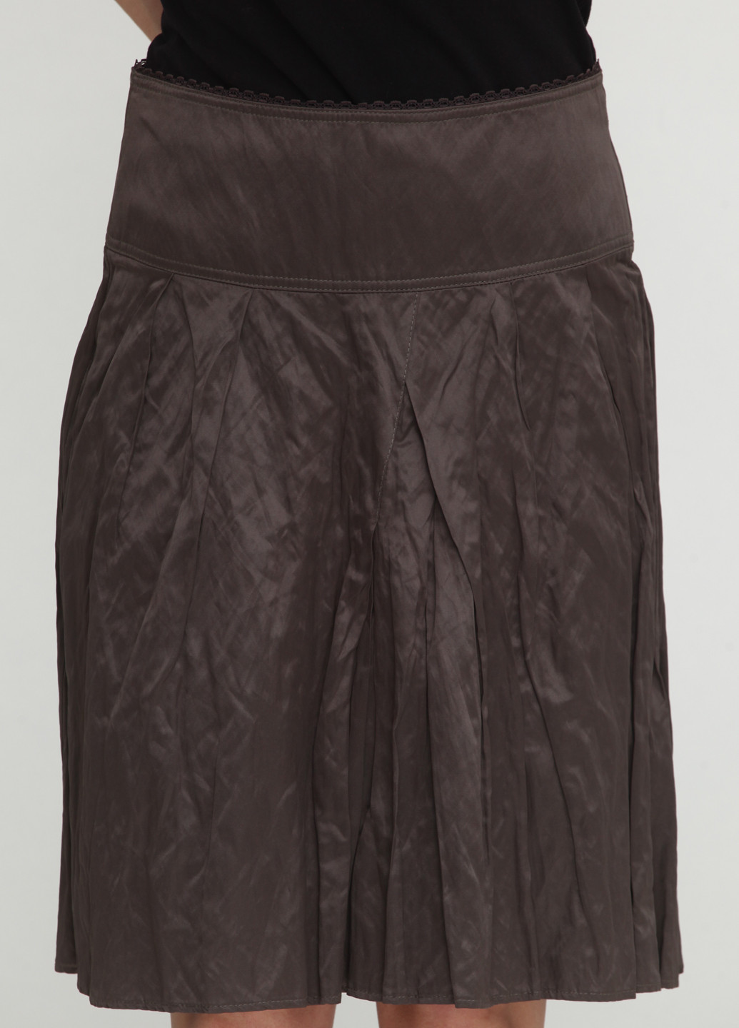 Темно-зеленая кэжуал однотонная юбка Stefanie L мини
