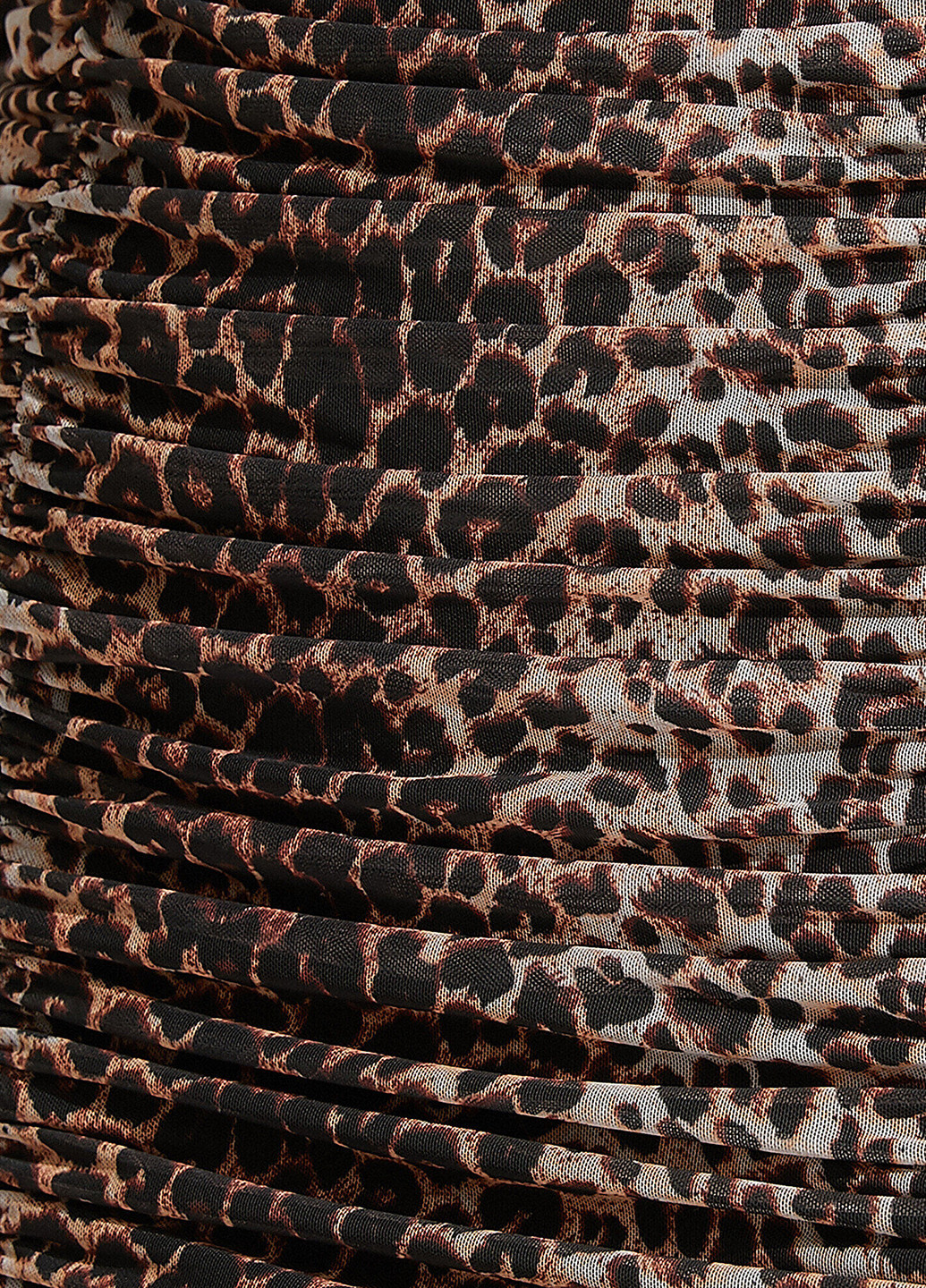 Коричневое кэжуал платье KOTON леопардовый