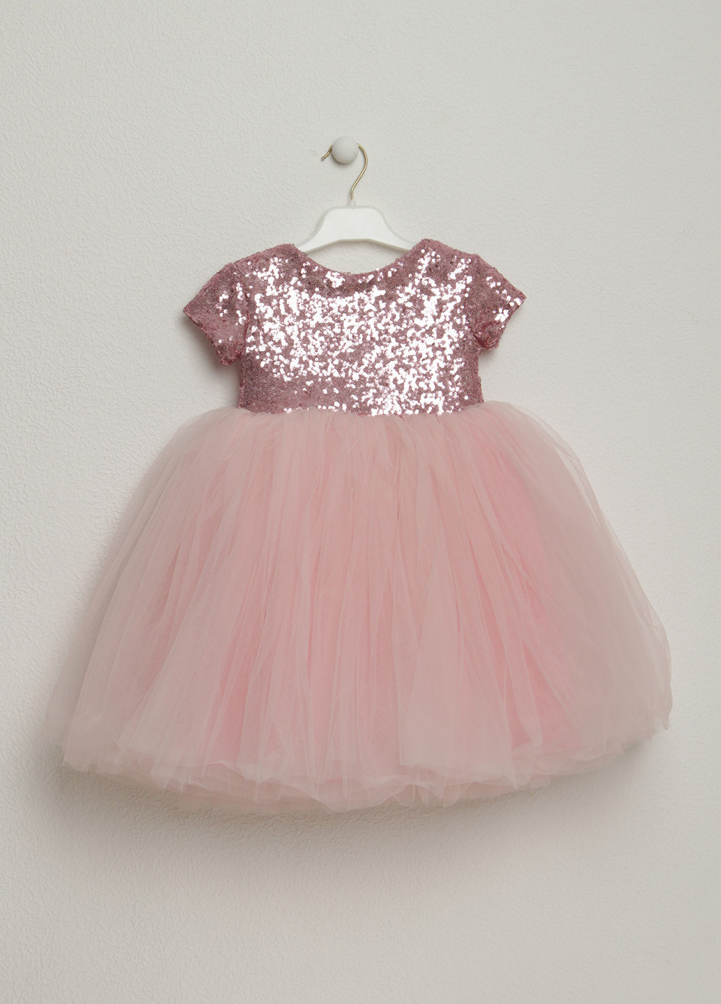 Розовое платье Mini Queenie (81867726)
