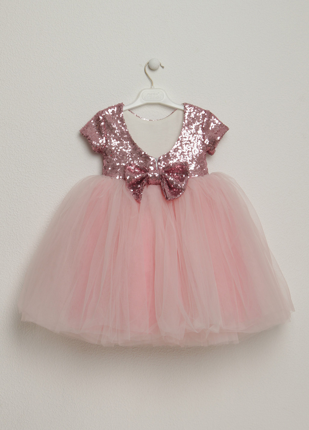 Розовое платье Mini Queenie (81867726)