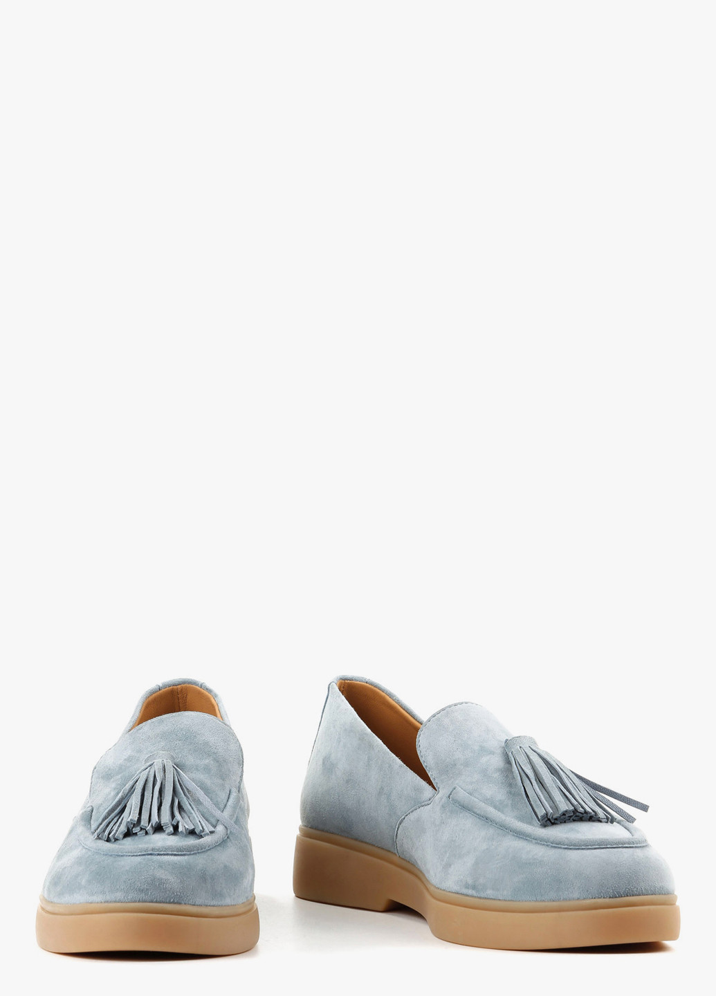 Le'BERDES Туфлі лофери блакитний з натуральна замша, україна — демісезон (302137731)