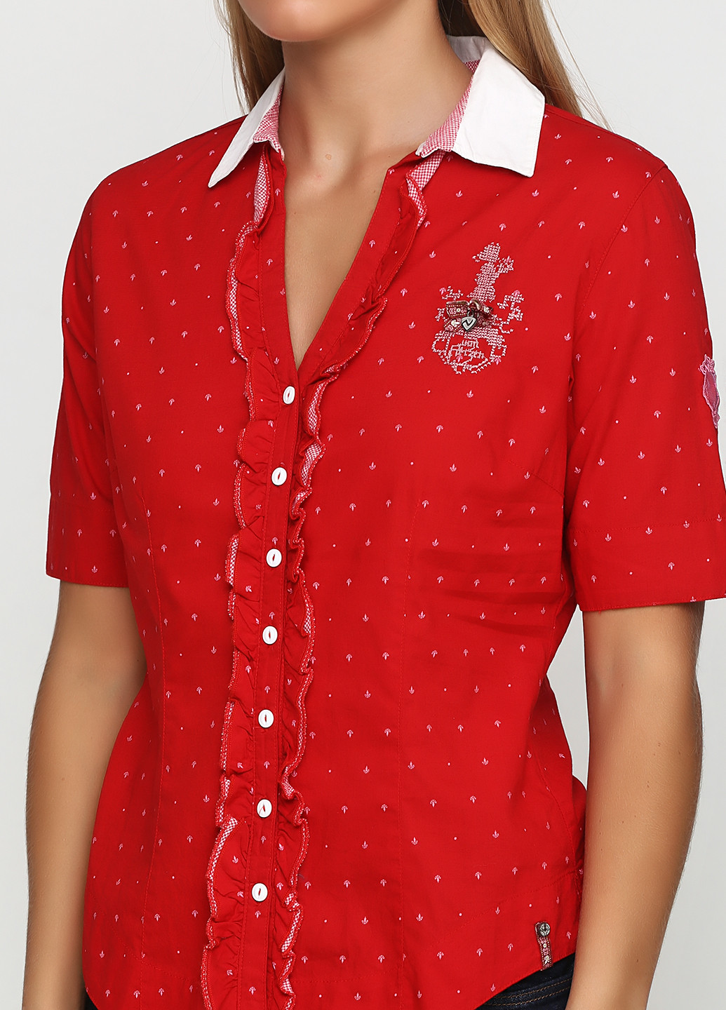 Красная летняя блуза Northland