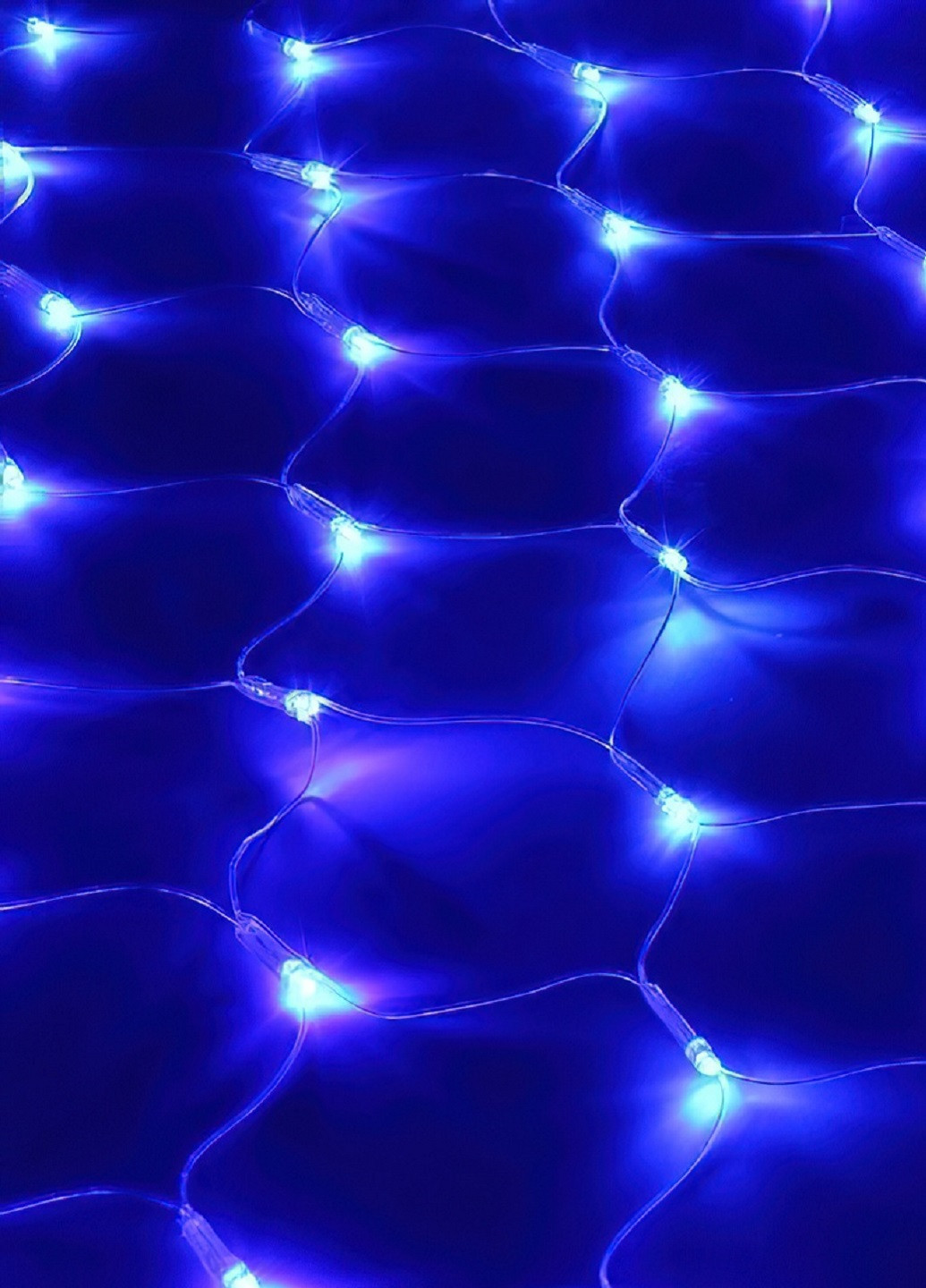 Світлодіодна гірлянда сітка 150х150 см 180 LED 8 режимів свічення (30187-Нов) Синій Francesco Marconi (251386266)