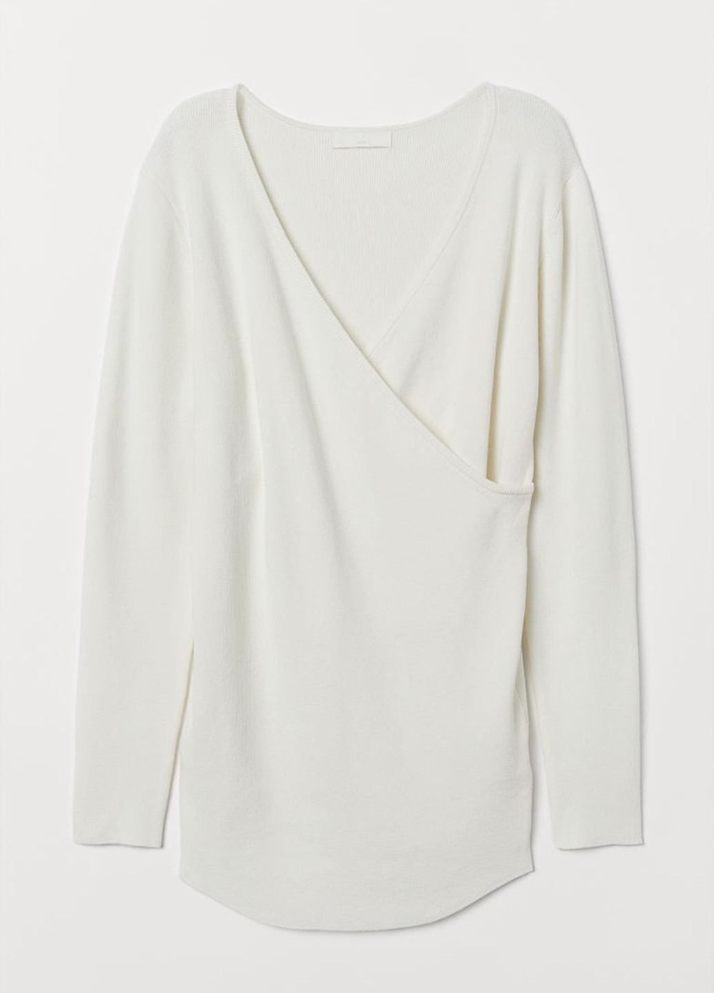 Білий демісезонний пуловер для годуючих мам пуловер H&M