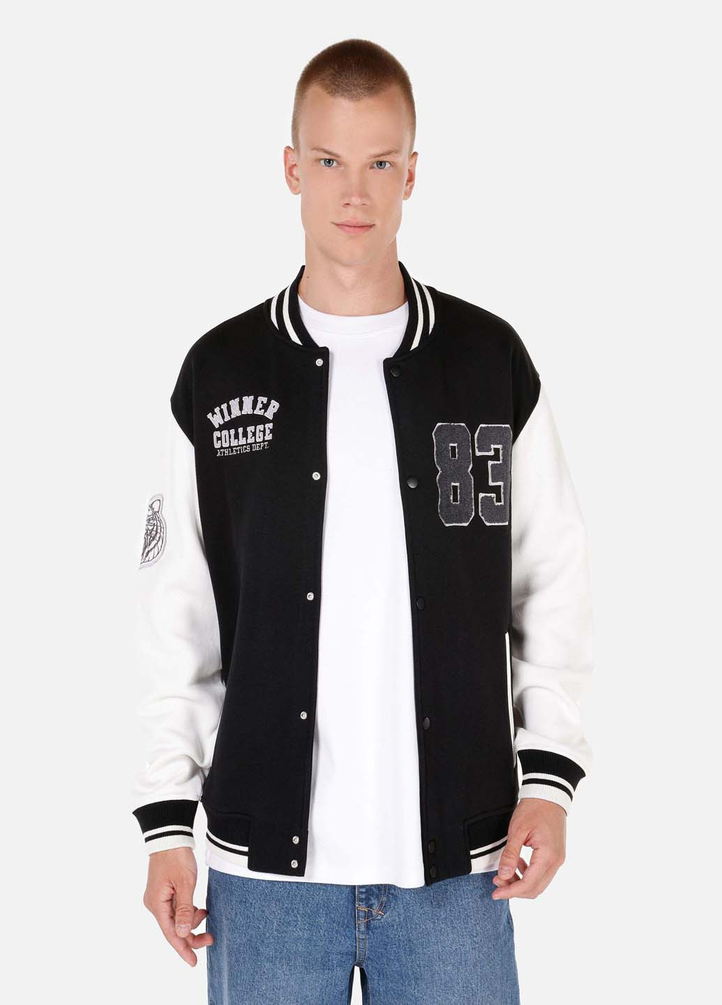 Бомбер Colin's бейсбольный на кнопках (345712045)