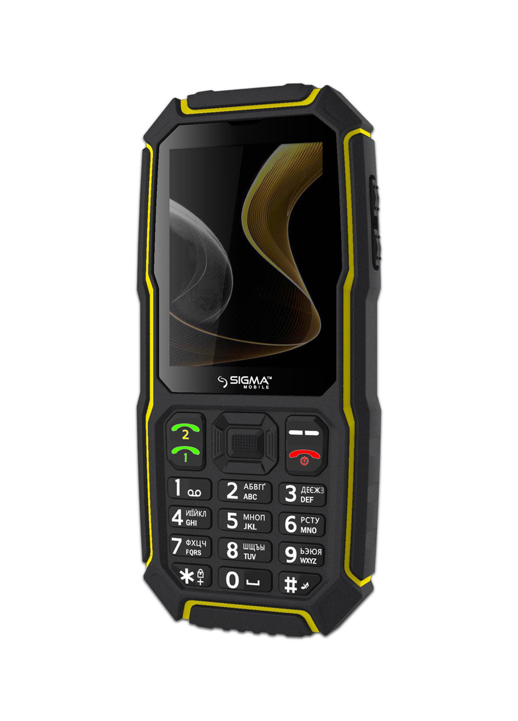 Мобільний телефон Sigma mobile x-treme st68 black-yellow (4827798636725) (130940054)