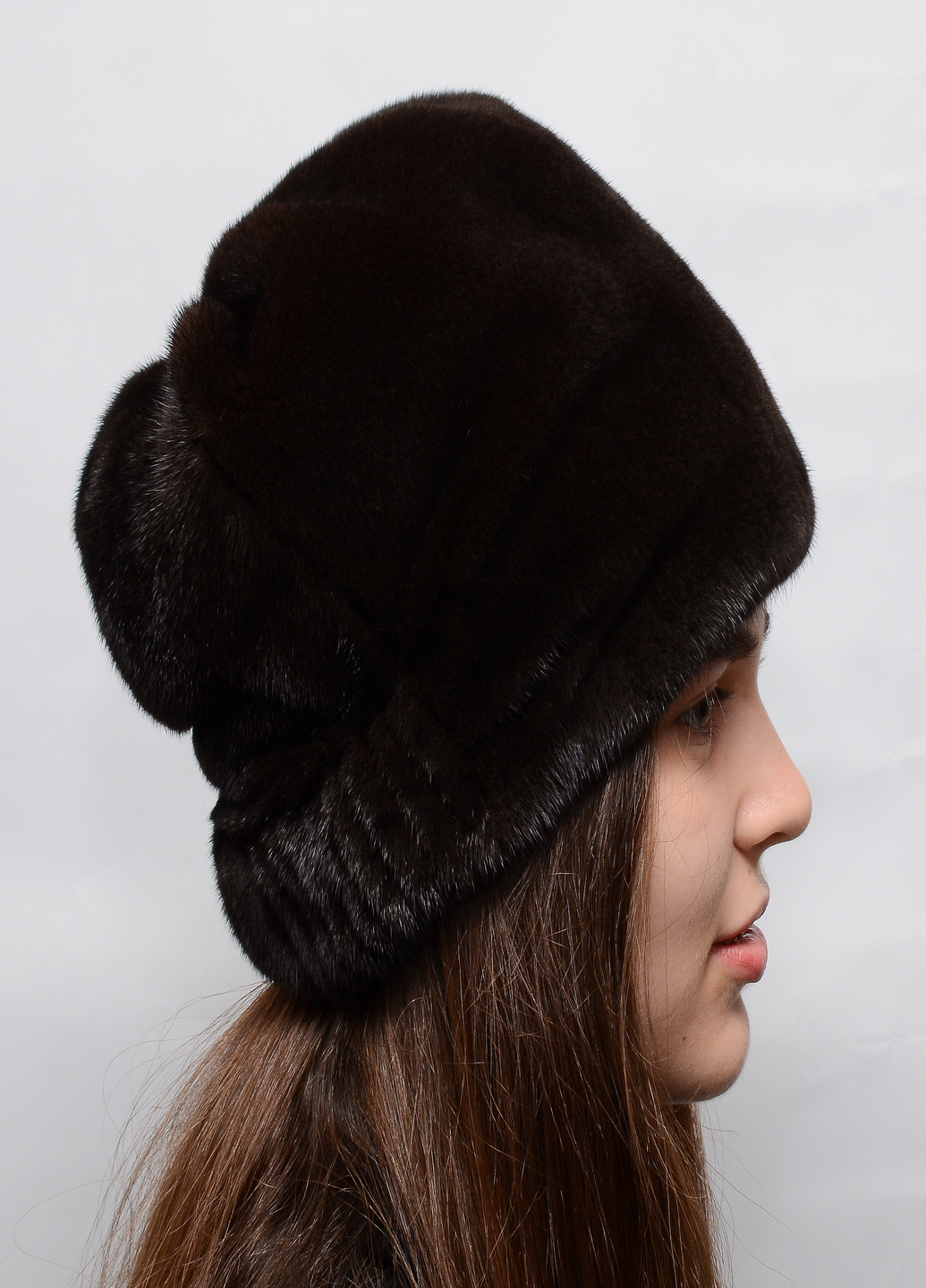 Женская зимняя норковая шапка Меховой Стиль ромашка (205956434)