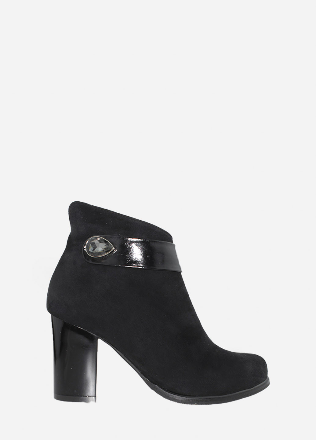 Осенние ботинки rv8025-11 черный Vira из натуральной замши