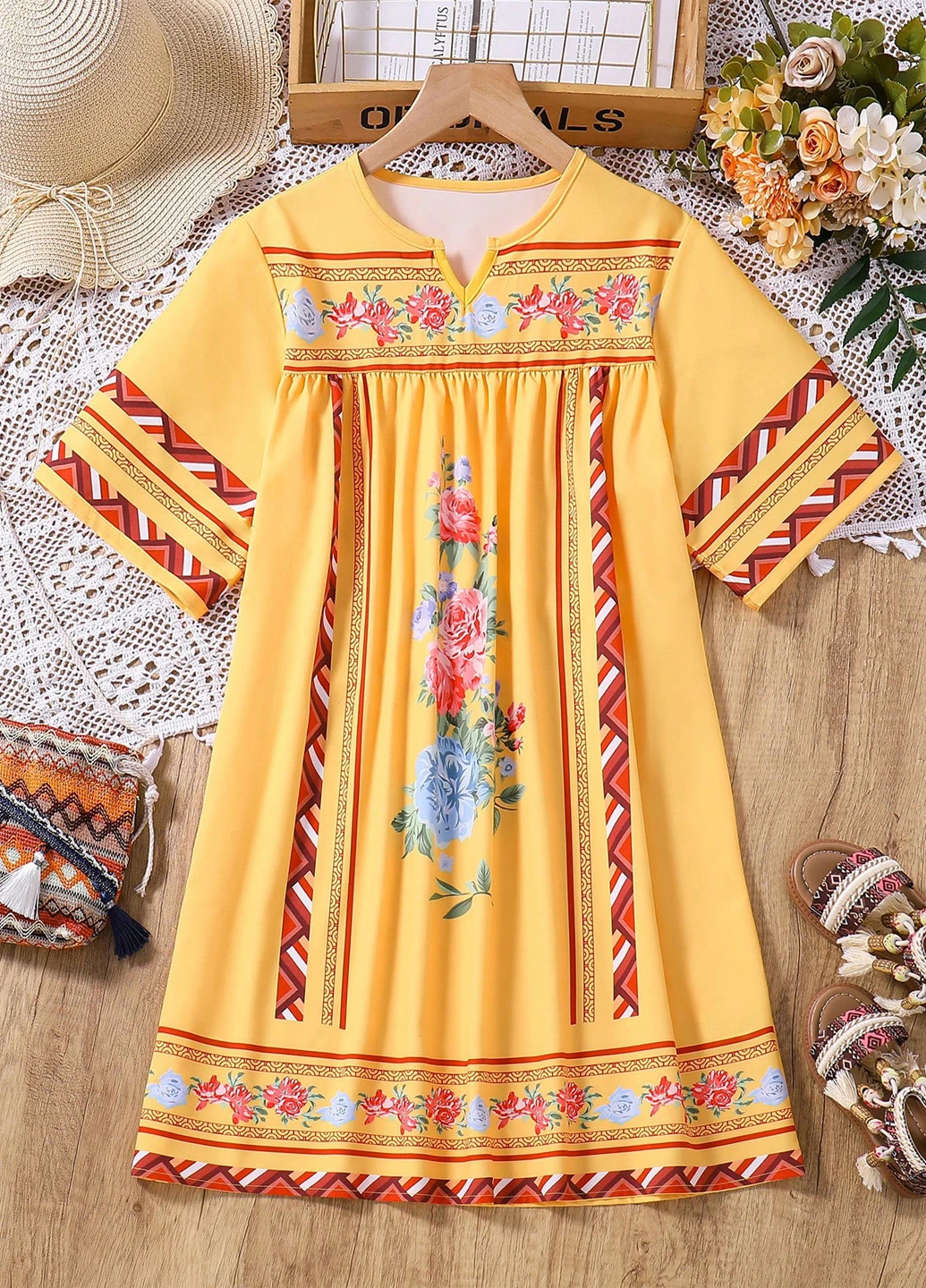 Жовта сукня SHEIN (341743297)