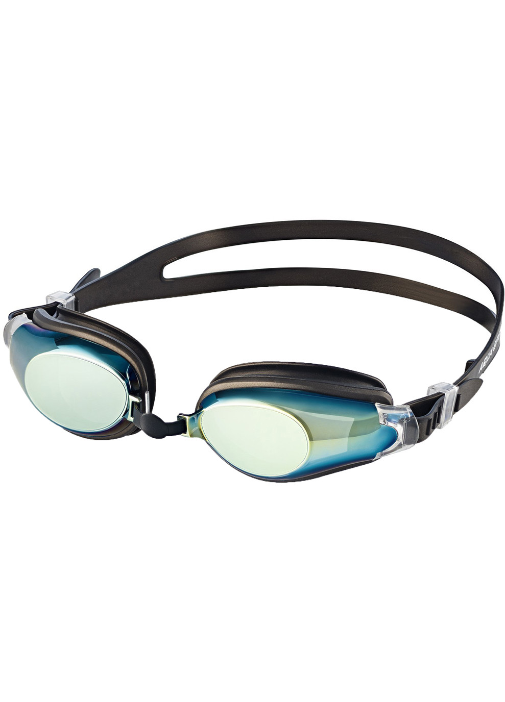 Окуляри для плавання CHAMPION NEW 038-07 Чорно-дзеркальні (5908217635297) Aqua Speed (254342690)